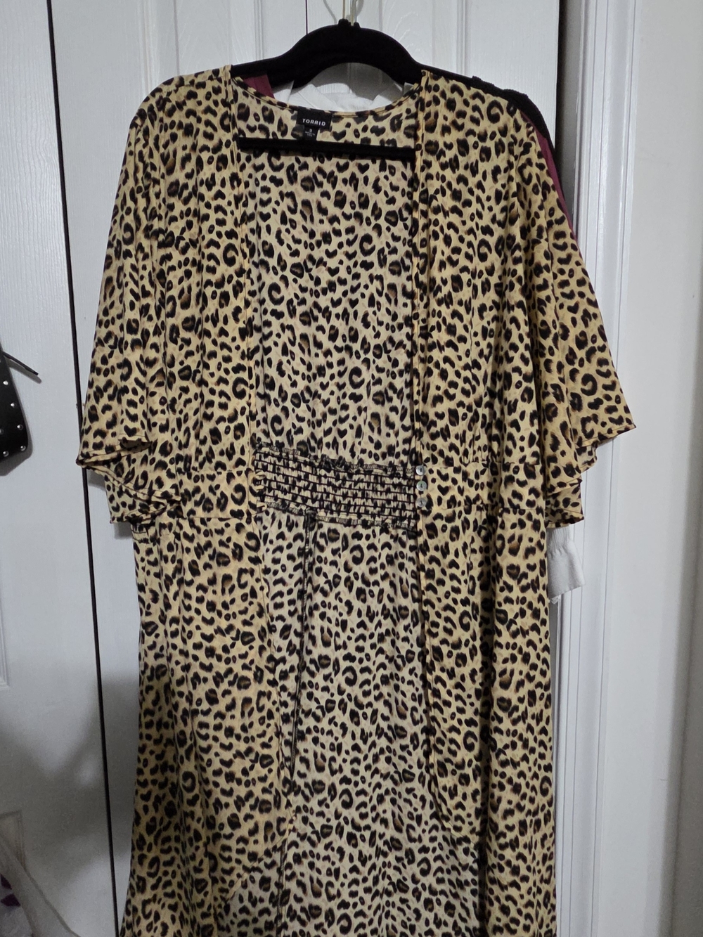 torrid Leopard Print Top in Tan and Black